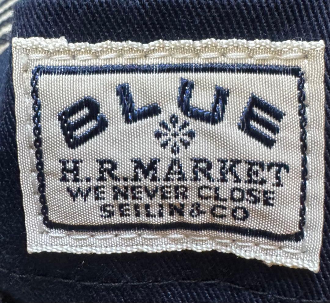 極美品 BLUE BLUE ヒッコリーストライプ カバーオール Lサイズ