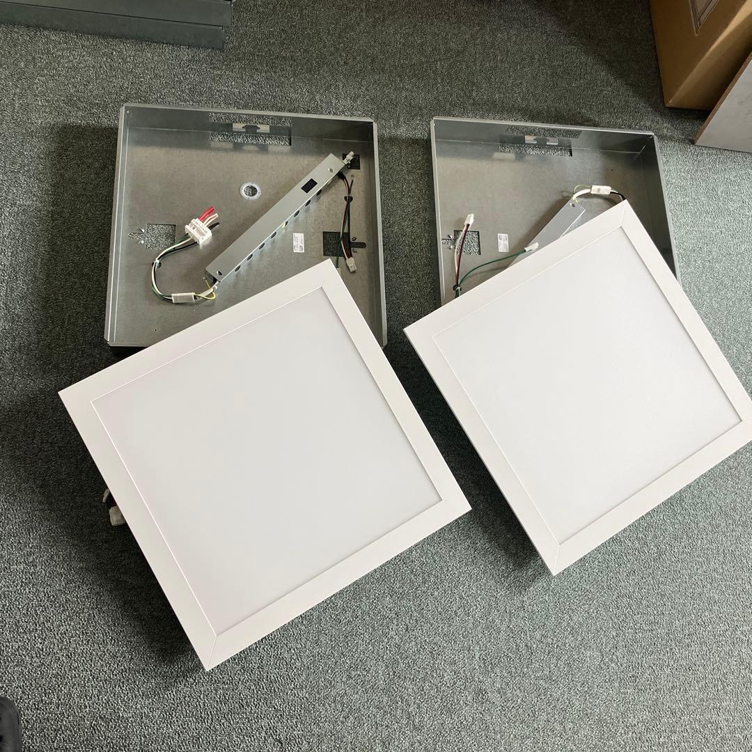 5セット ！6000lm スクエア型ベースライト　定価51500円