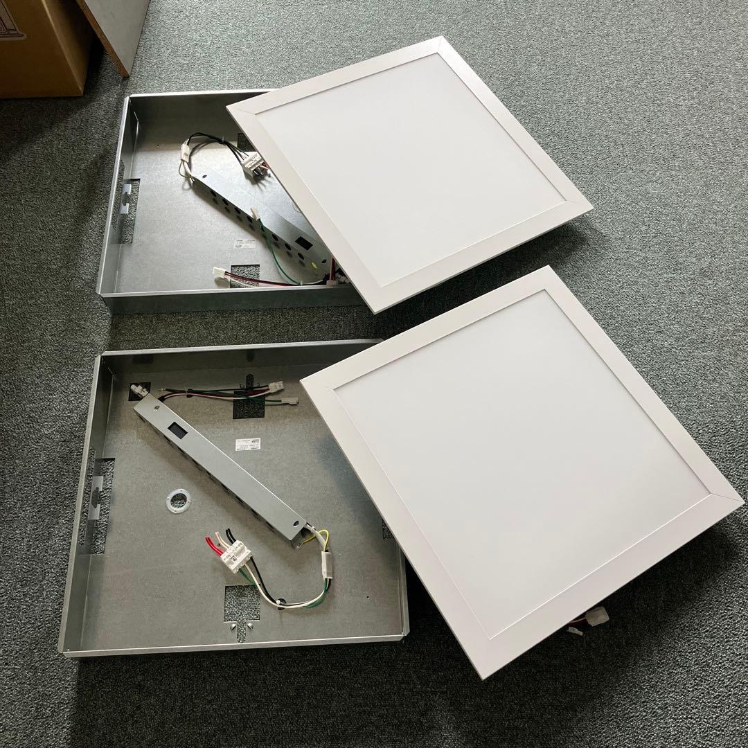 5セット ！6000lm スクエア型ベースライト　定価51500円