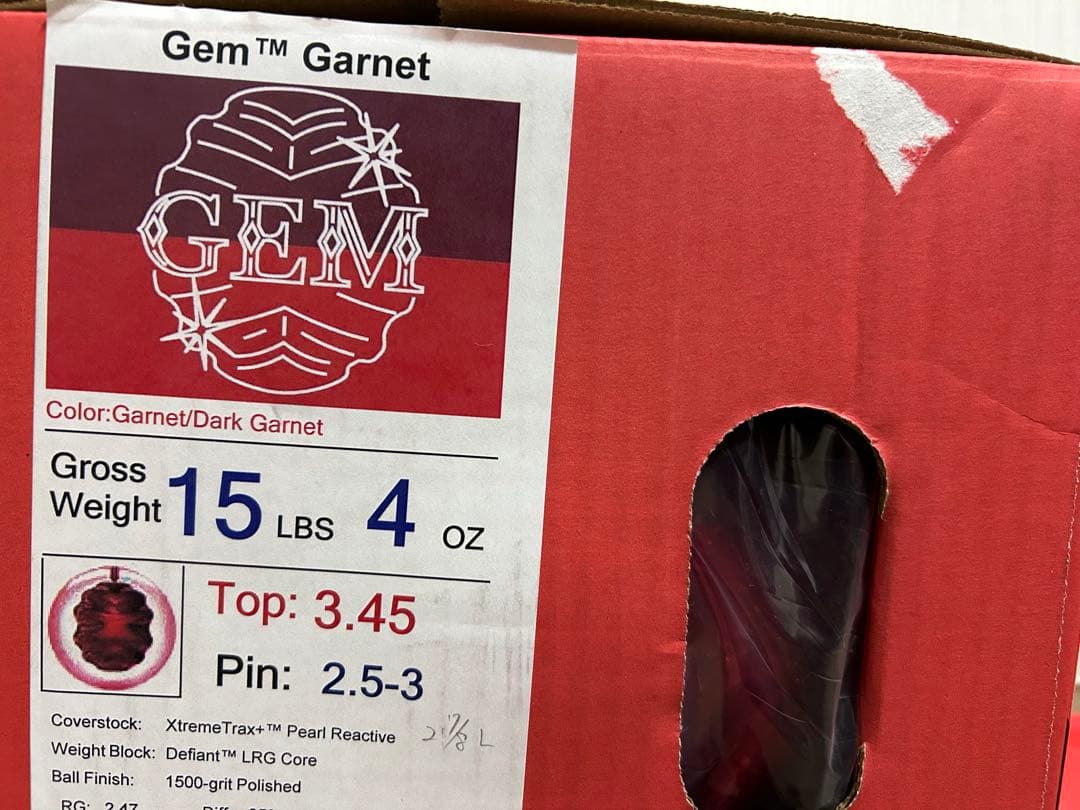 送料込み【新品】ジェム・ガーネット　ロトグリップ　15ポンド4オンス 2