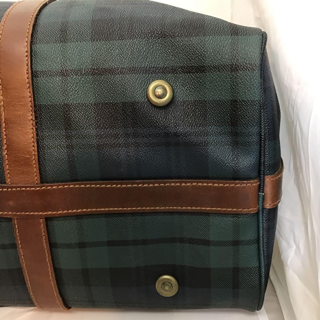 Polo Ralph Lauren 2wayボストンバッグ チェック柄●鍵無し●