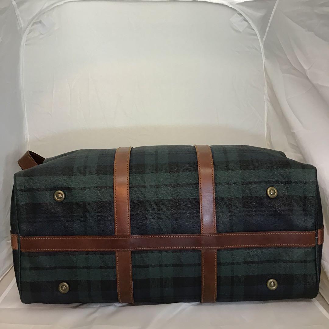 Polo Ralph Lauren 2wayボストンバッグ チェック柄●鍵無し●