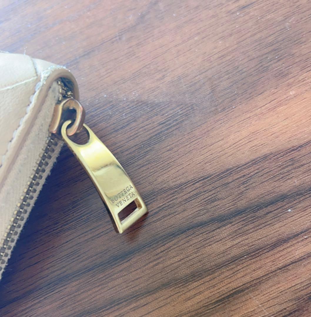 ボッテガヴェネタ ミニ財布　ラウンドジップ イントレチャート