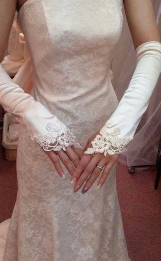 【あお】メリーマリー　ウェディングドレス　マーメイドドレス　S〜M