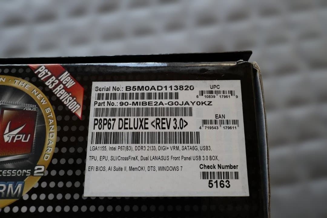 P8P67DELUXE+CPU+メモリ＋グラボ　４点セット