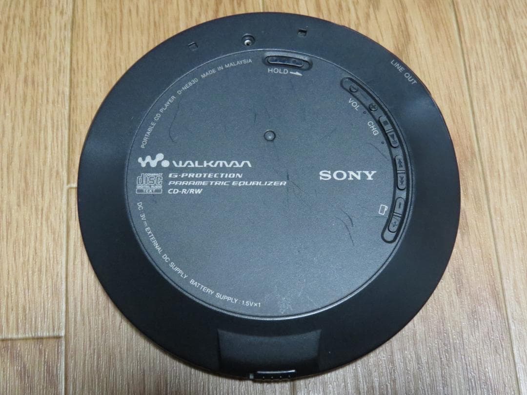 SONY D-NE830 ポータブルCDプレーヤー CD WALKMAN 欠品有