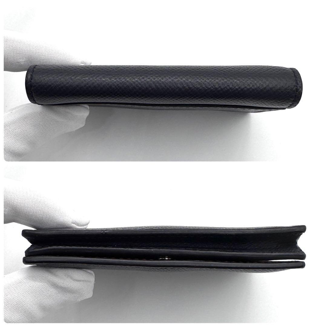 美品✨スマイソン　Panama　カードケース　名刺入れ　レザー　バイカラー　黒赤