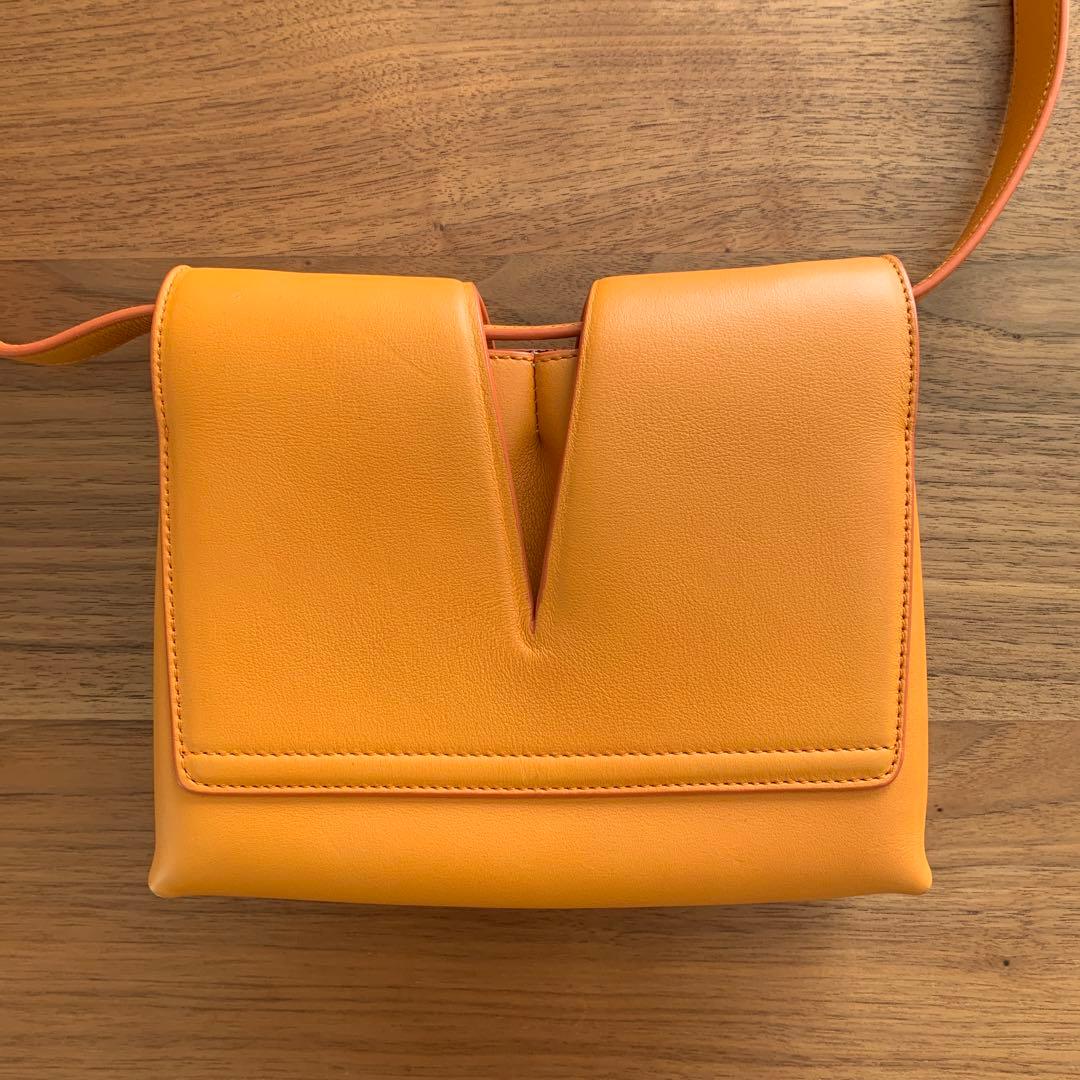 【美品】JIL SANDER ジルサンダー　バッグ　オレンジ