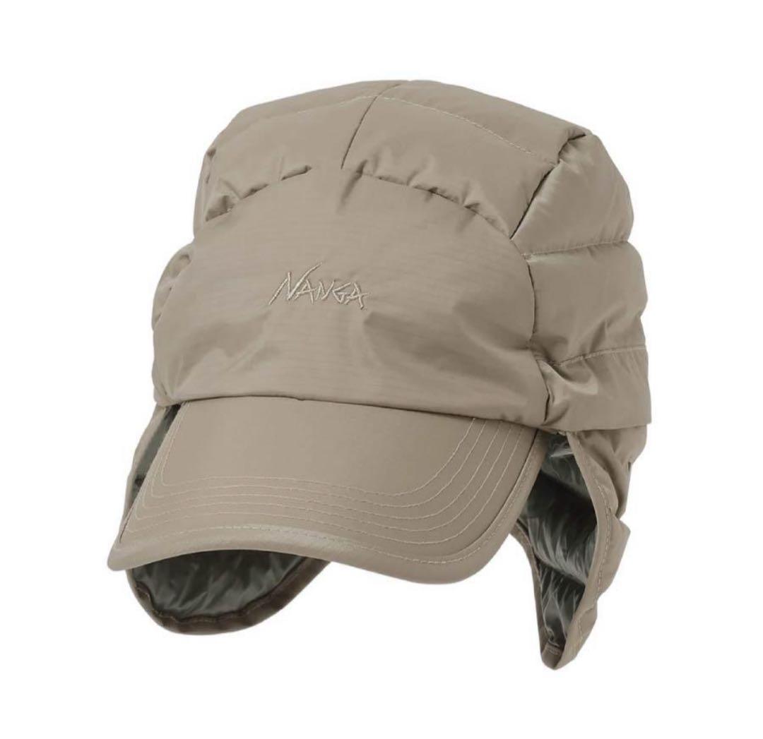 ナンガ ダウンキャップ　AURORA TEX DOWN カーキ