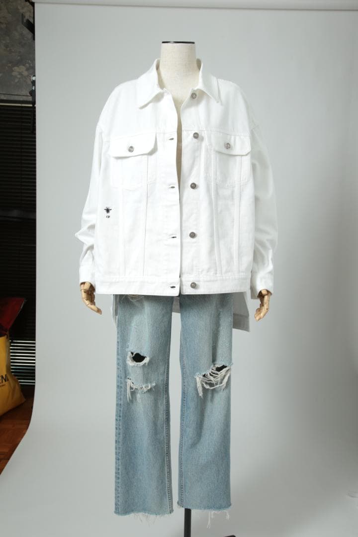 希少美品 Dior Indian Animal Peacock デニムジャケット