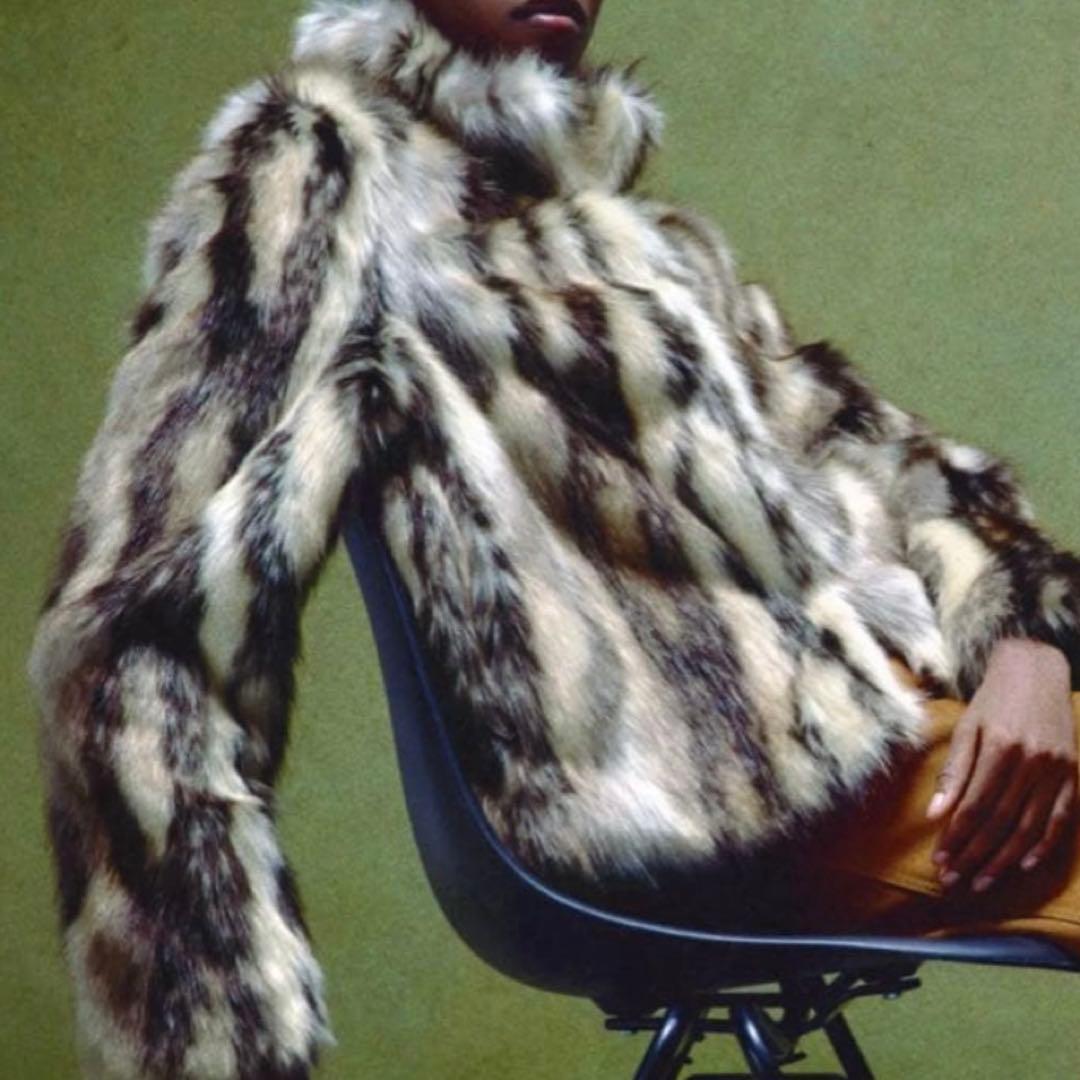 ✨新品未使用✨ZARA フェイクファーコート アニマル柄 高級感