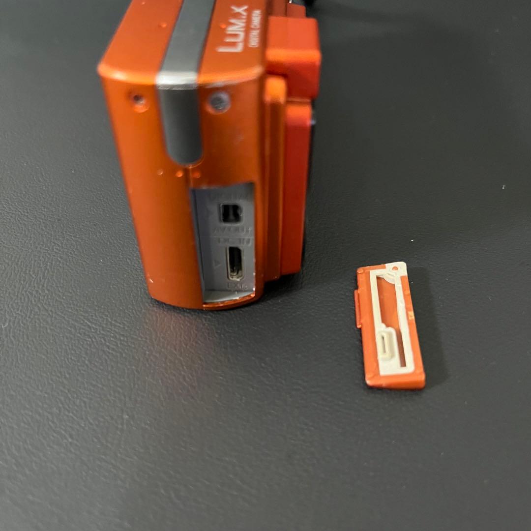 【動作確認済/極美品】Panasonic LUMIX DMC-FX1 オレンジ
