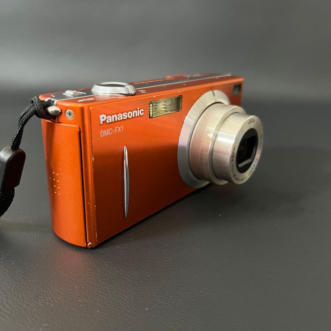【動作確認済/極美品】Panasonic LUMIX DMC-FX1 オレンジ