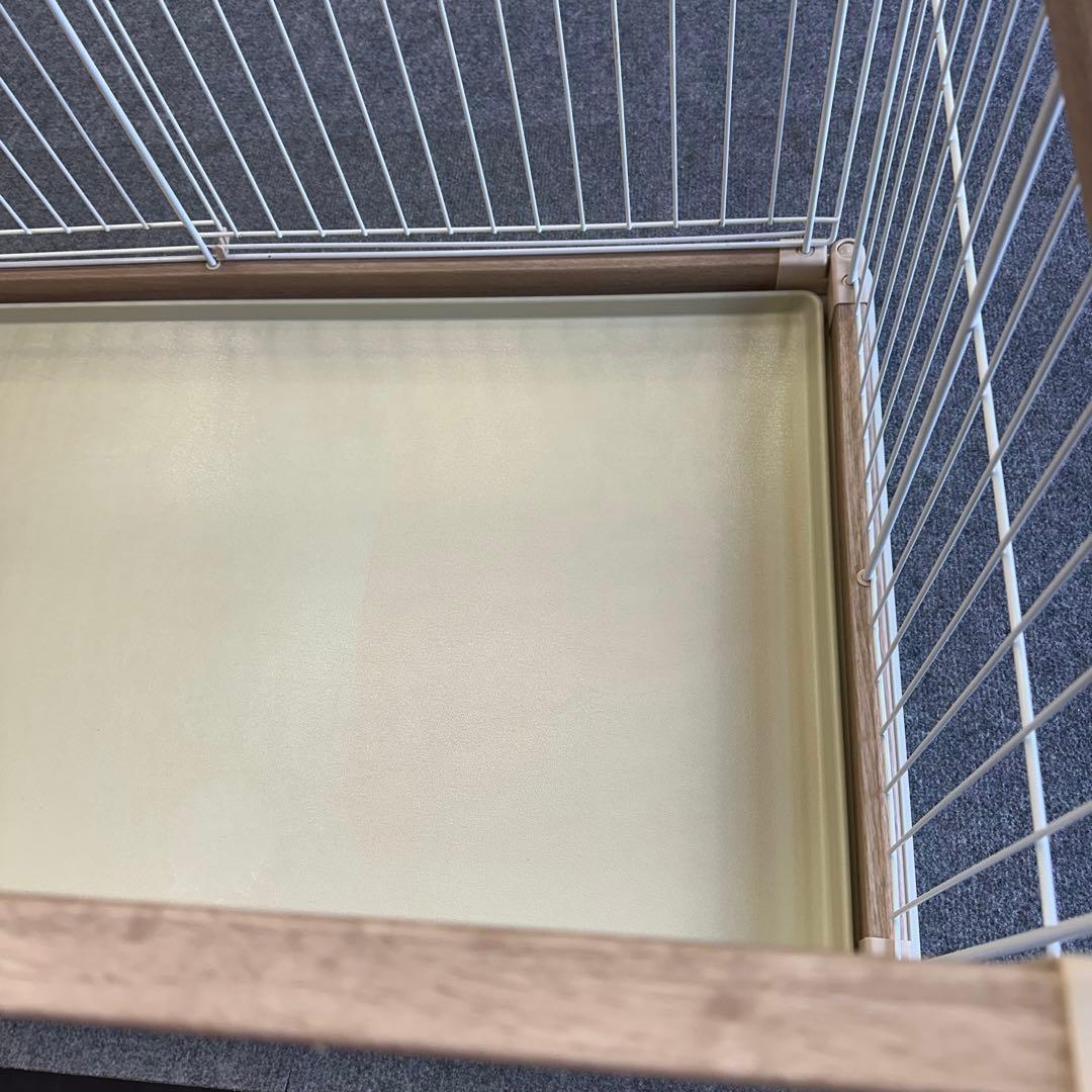 アイリスオーヤマ ウッディサークル ロータイプ PWSR-1260LV 小型犬用