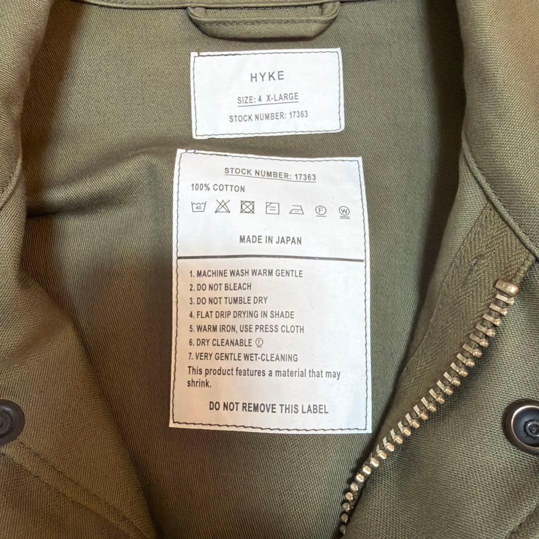 ＜HYKE＞TYPE M―51 FIELD JACKET/フィールドジャケット