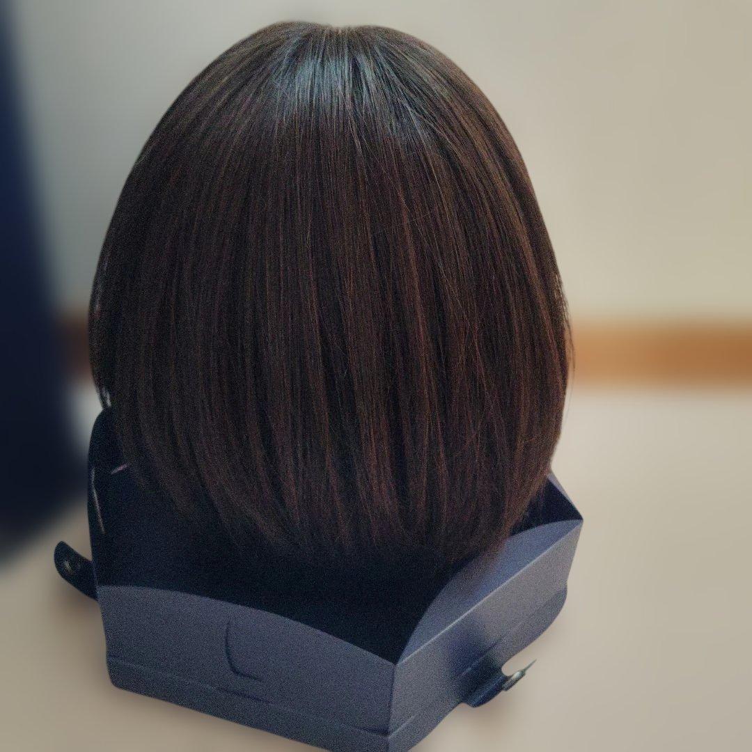 アデランス フォンティーヌ ウィッグ ショートボブ　マットブラウン