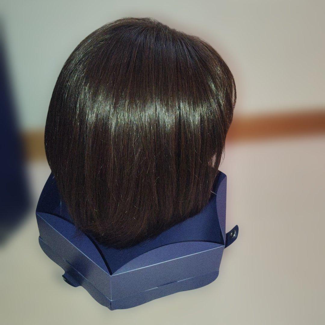 アデランス フォンティーヌ ウィッグ ショートボブ　マットブラウン