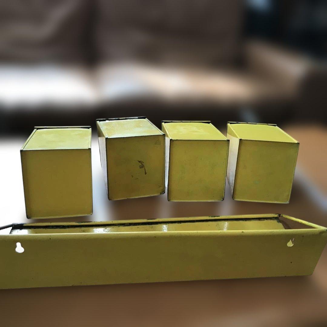 ビンテージ　キャニスターセット　ガレージ収納