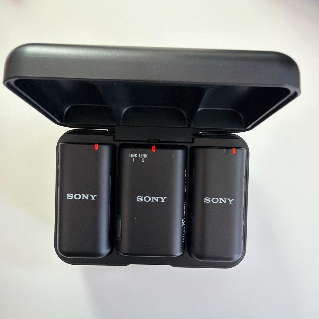 【極美品】SONY ワイヤレスマイク ECM-W3 付属品完備（使用5回のみ）