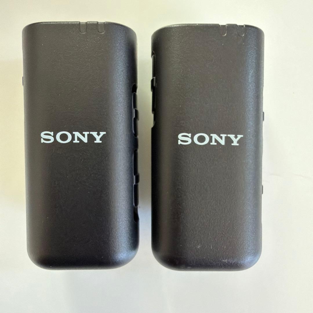 【極美品】SONY ワイヤレスマイク ECM-W3 付属品完備（使用5回のみ）