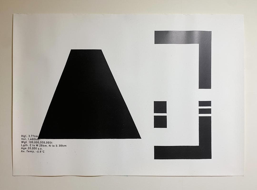 希少！仲條正義 2002年作『仲條のフジのヤマイ』シリーズポスター【フジ】