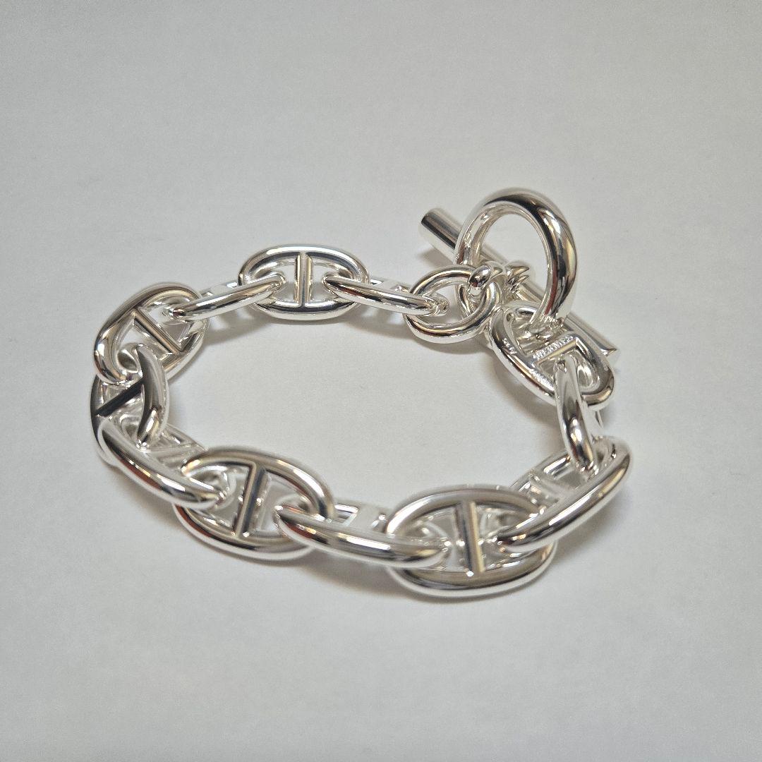 【新品未使用】HERMES TGM12コマ シェーヌダンクル ブレスレット