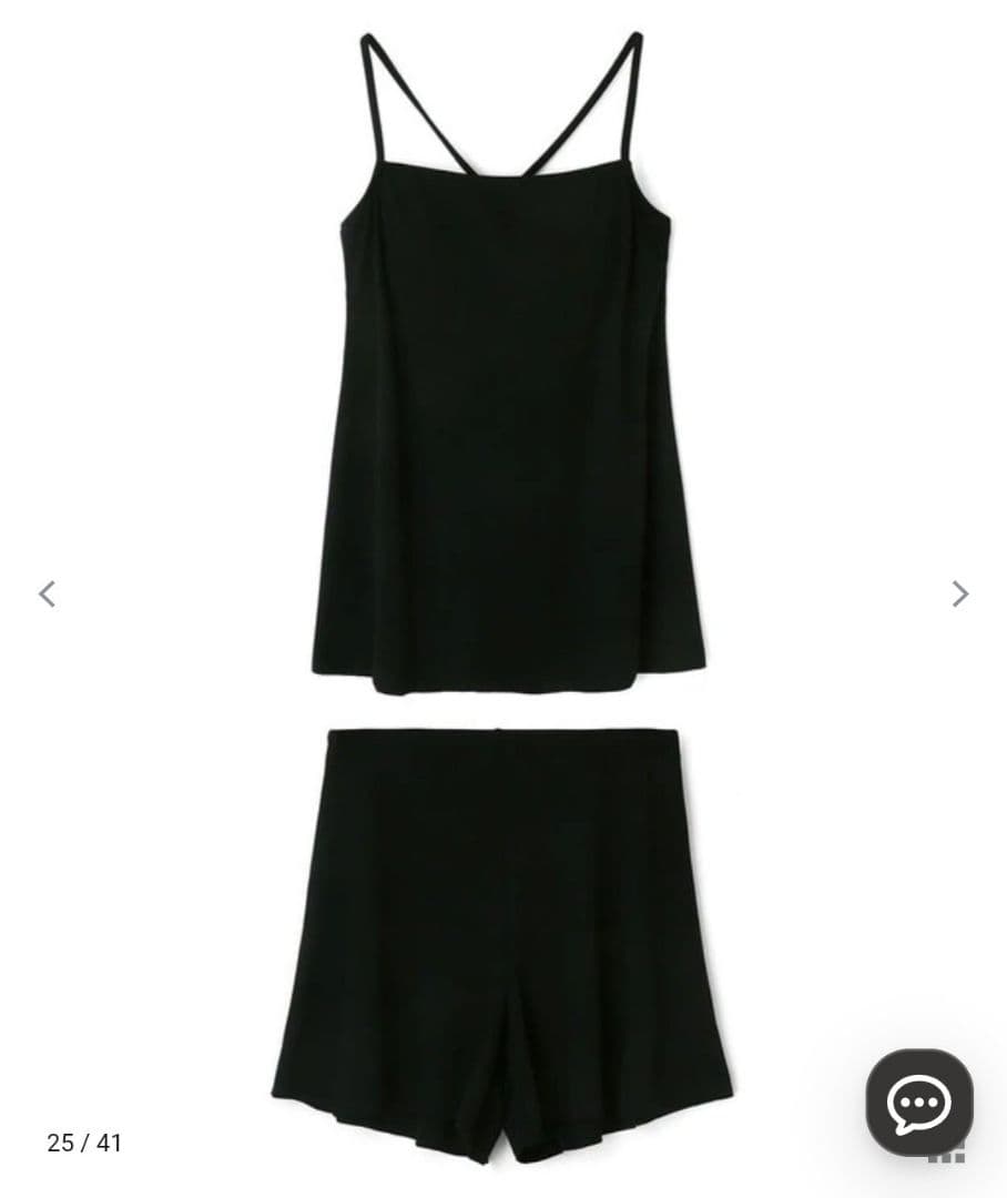 三愛水着楽園　水着 ３点セットSan-ai Resort　ブラックМ