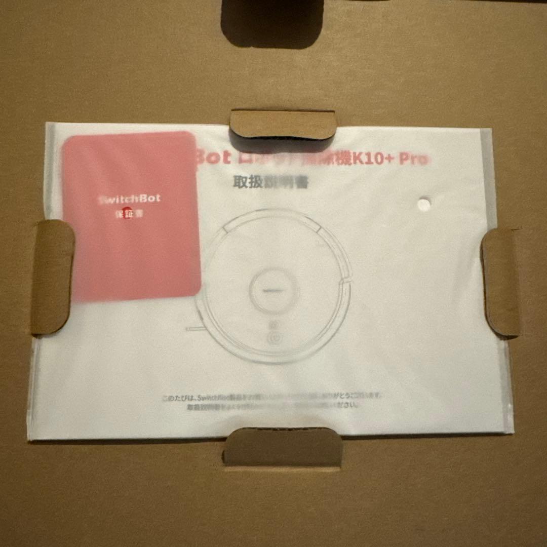 SwitchBot ロボット掃除機 K10+ Pro 本体