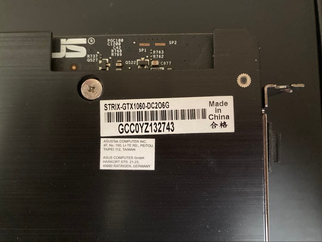 グラフィックボード・グラボ・ビデオカード ASUS GeForce GTX 1060 OC 6GB