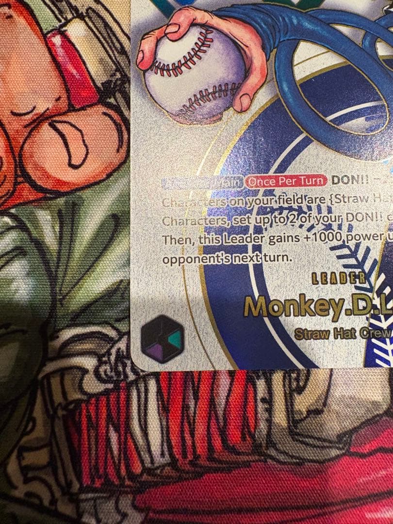ドジャースコラボ　ONE PIECE モンキー・D・ルフィ カード