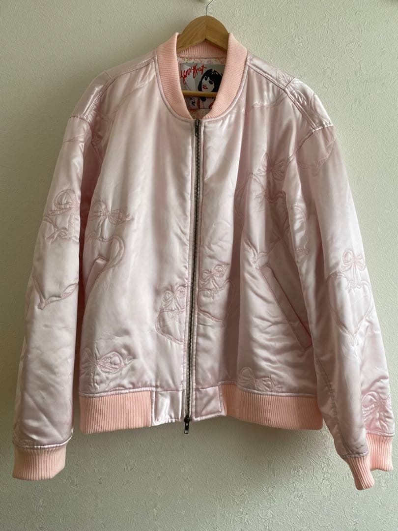 Jenny Faxサテンブルゾン