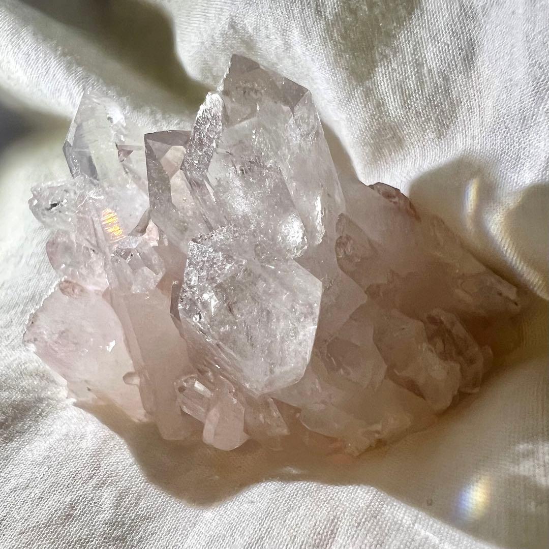 ピンクレムリアンクォーツクラスター