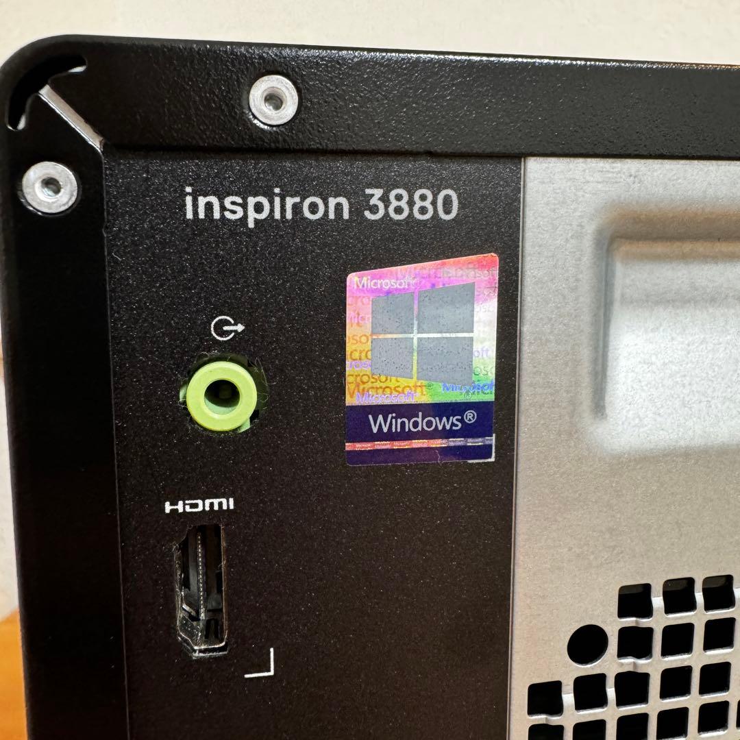 Windowsデスクトップ DELL PC Inspiron3880 256GB SSD/1TB HDD
