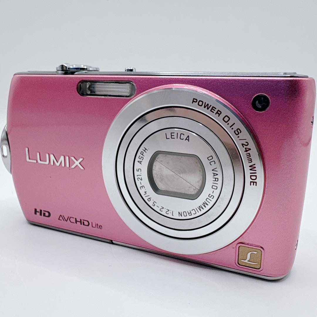 【動作品】Panasonic LUMIX DMC-FX70 ピンク デジカメ