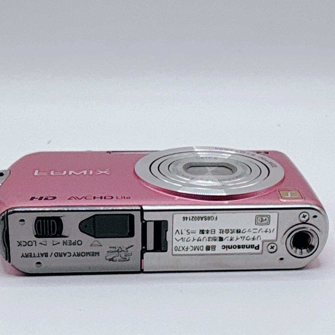 【動作品】Panasonic LUMIX DMC-FX70 ピンク デジカメ