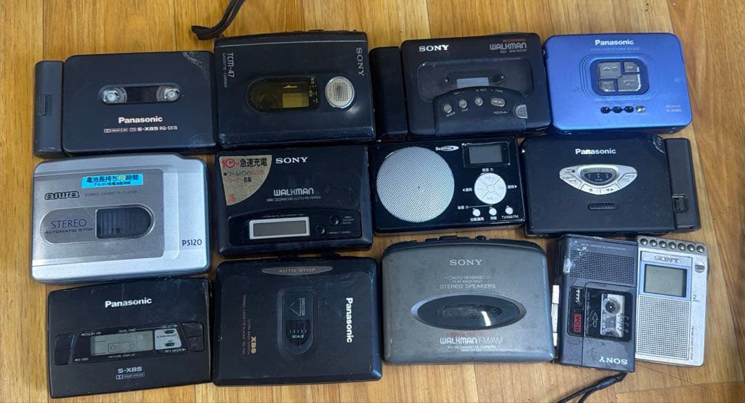 カセットプレーヤー ジャンク品 13点