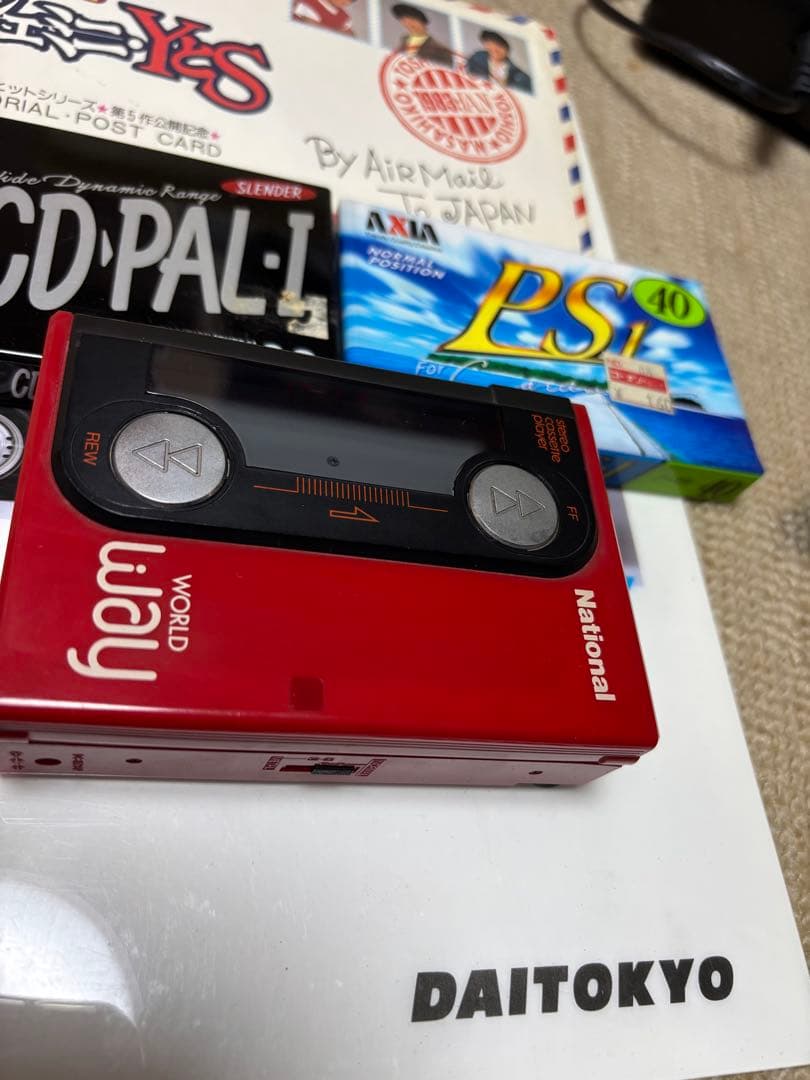 ナショナル　RQ-J2　WORLD WAY　通電確認　ウォークマン　ジャンク品