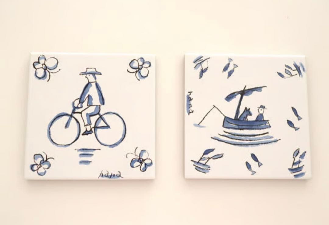 cocco　4枚セット　柚木沙弥郎多治見タイルlife・LIFE展