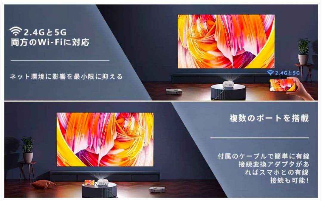 新品未開封 ONOAYO 1080P プロジェクター