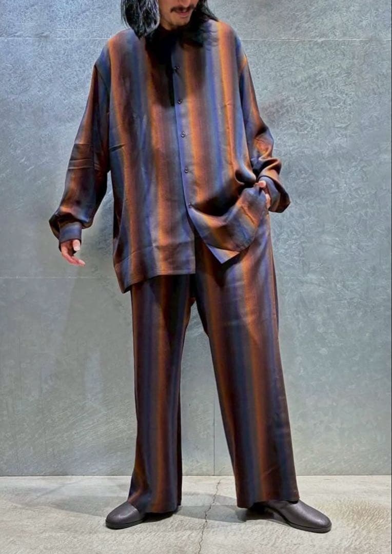 25FW5.2万SEVEN BY SEVEN ウールレーヨンパンツネペンテス