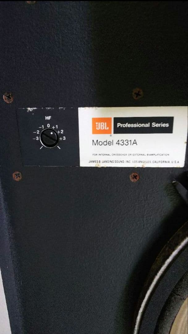 JBL MODEL 4331A 2台セット カタログ付