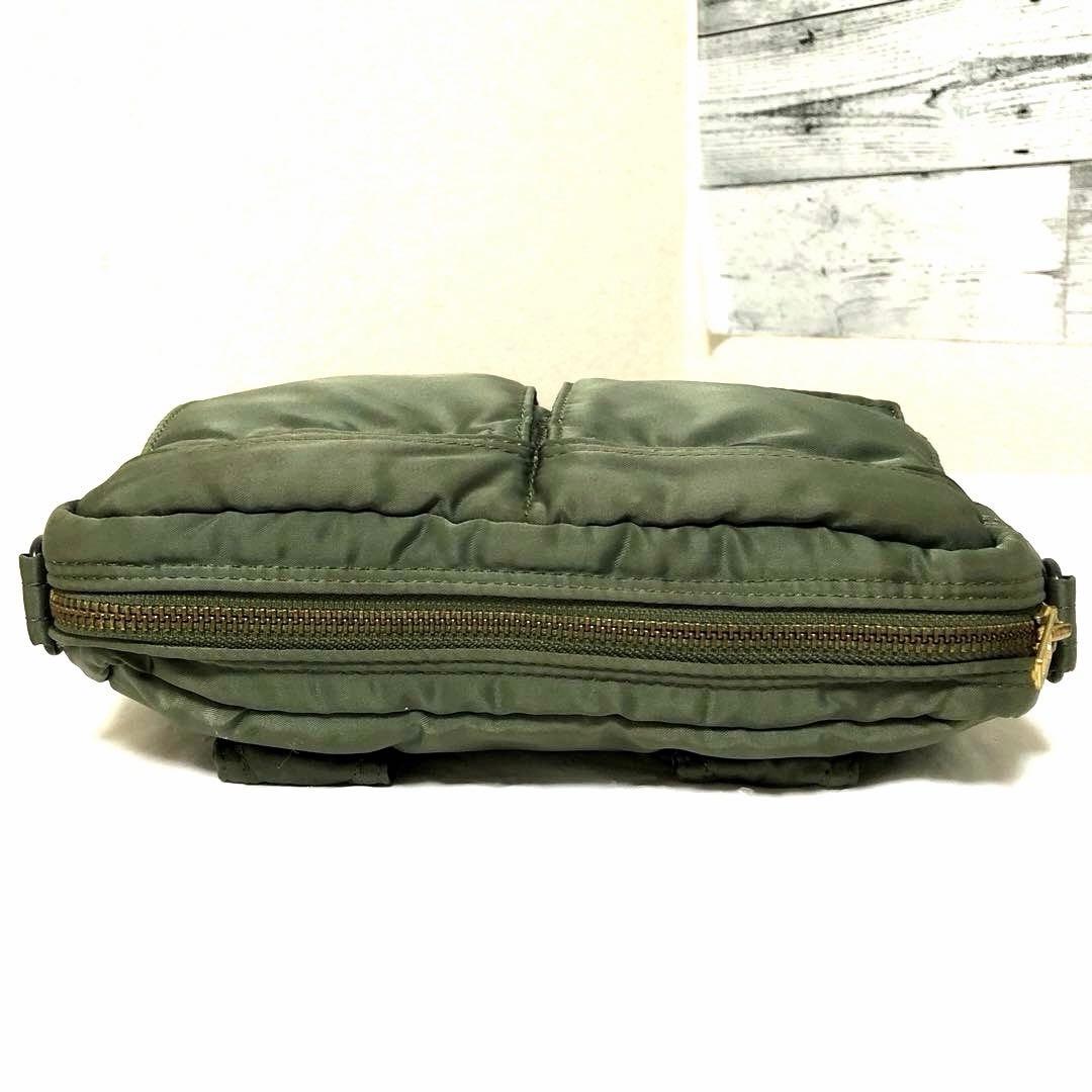 極美品✨ポーター タンカー ミニショルダーバッグ ウォレット セージ 吉田カバン