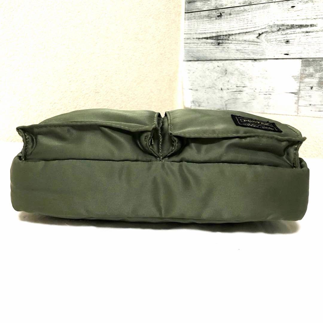 極美品✨ポーター タンカー ミニショルダーバッグ ウォレット セージ 吉田カバン