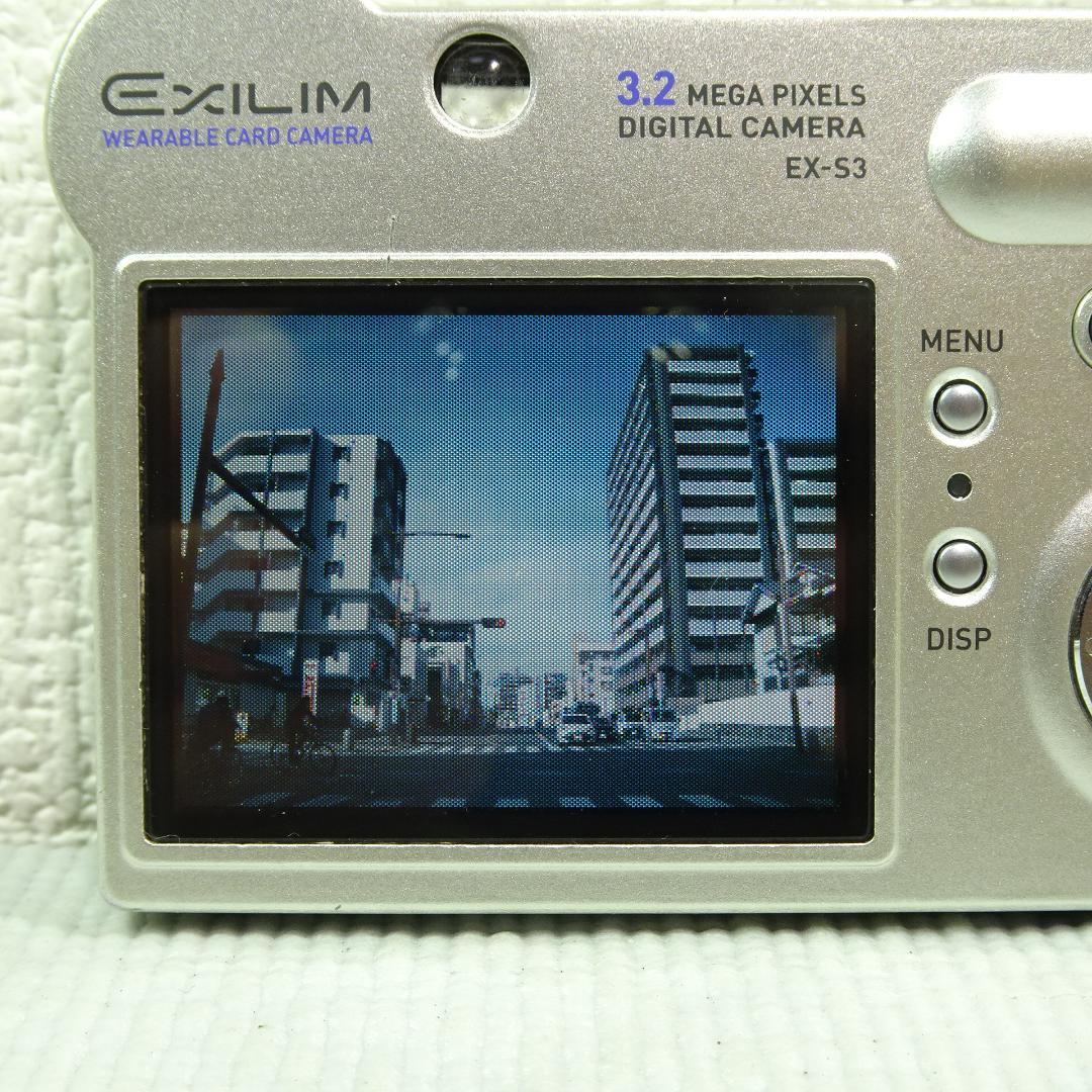 カシオ EXILIM EX-S3 デジカメ 超軽量 バッテリー新品 SD2GB
