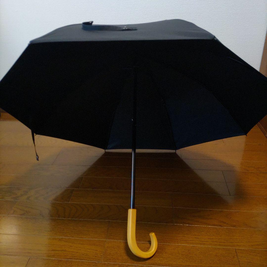 サンバリア100　２段折 / 無地(ブラック, 木曲がり手元)