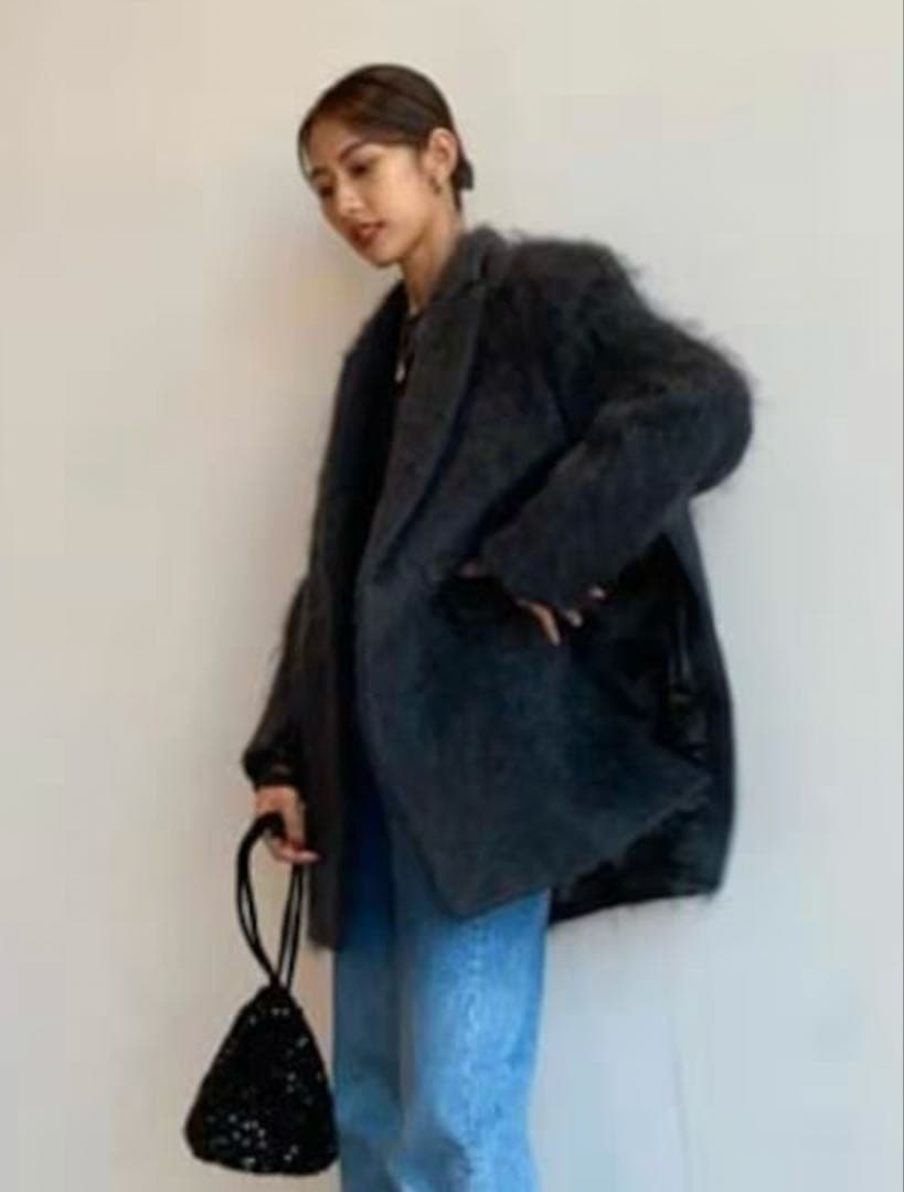 MAISON SPECIAL メゾンスペシャル　ジャケット　モヘヤ　ウール地　M