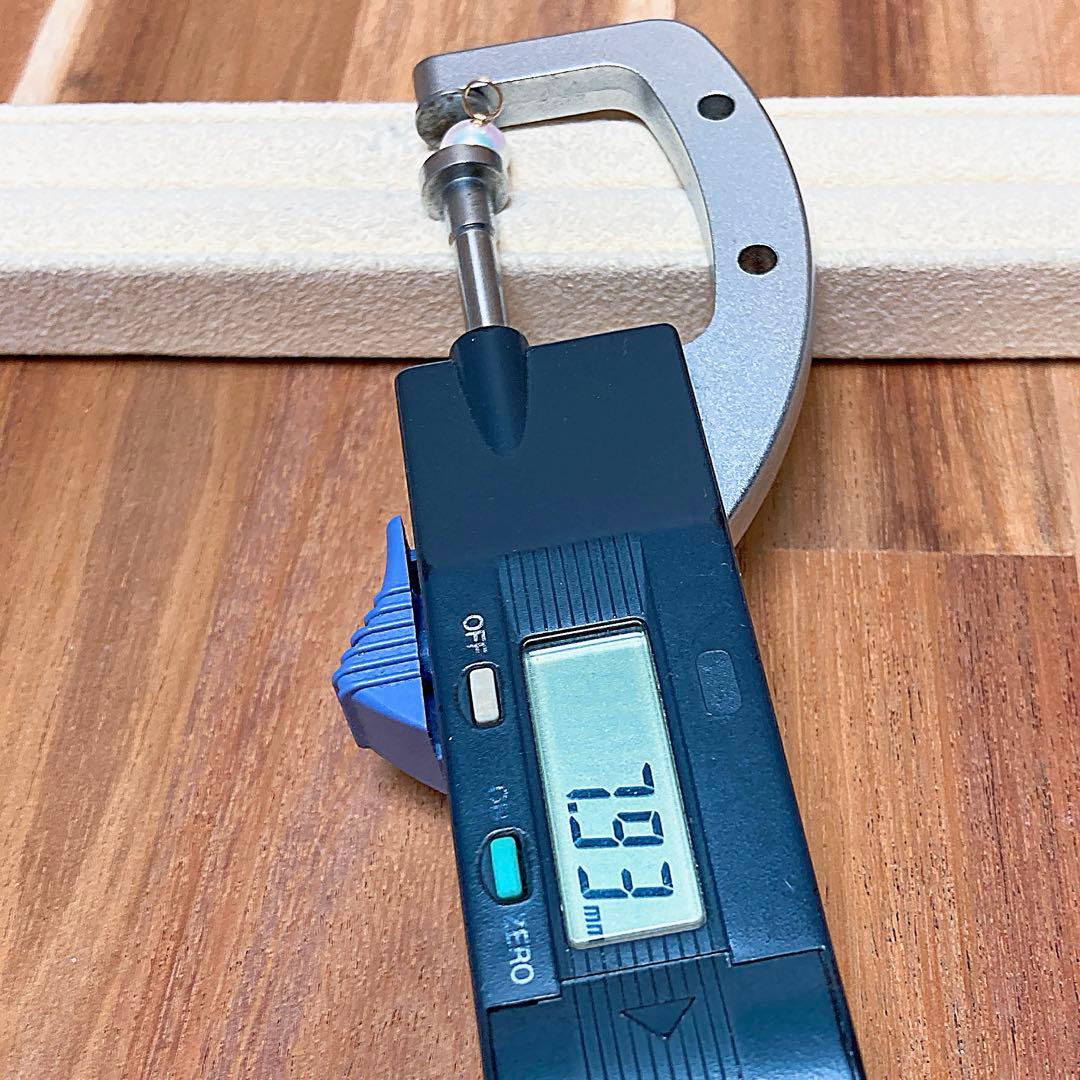 【新品・百貨店商品／総本店】2146★K18ツキサシ付き天女級アコヤ真珠★最強珠