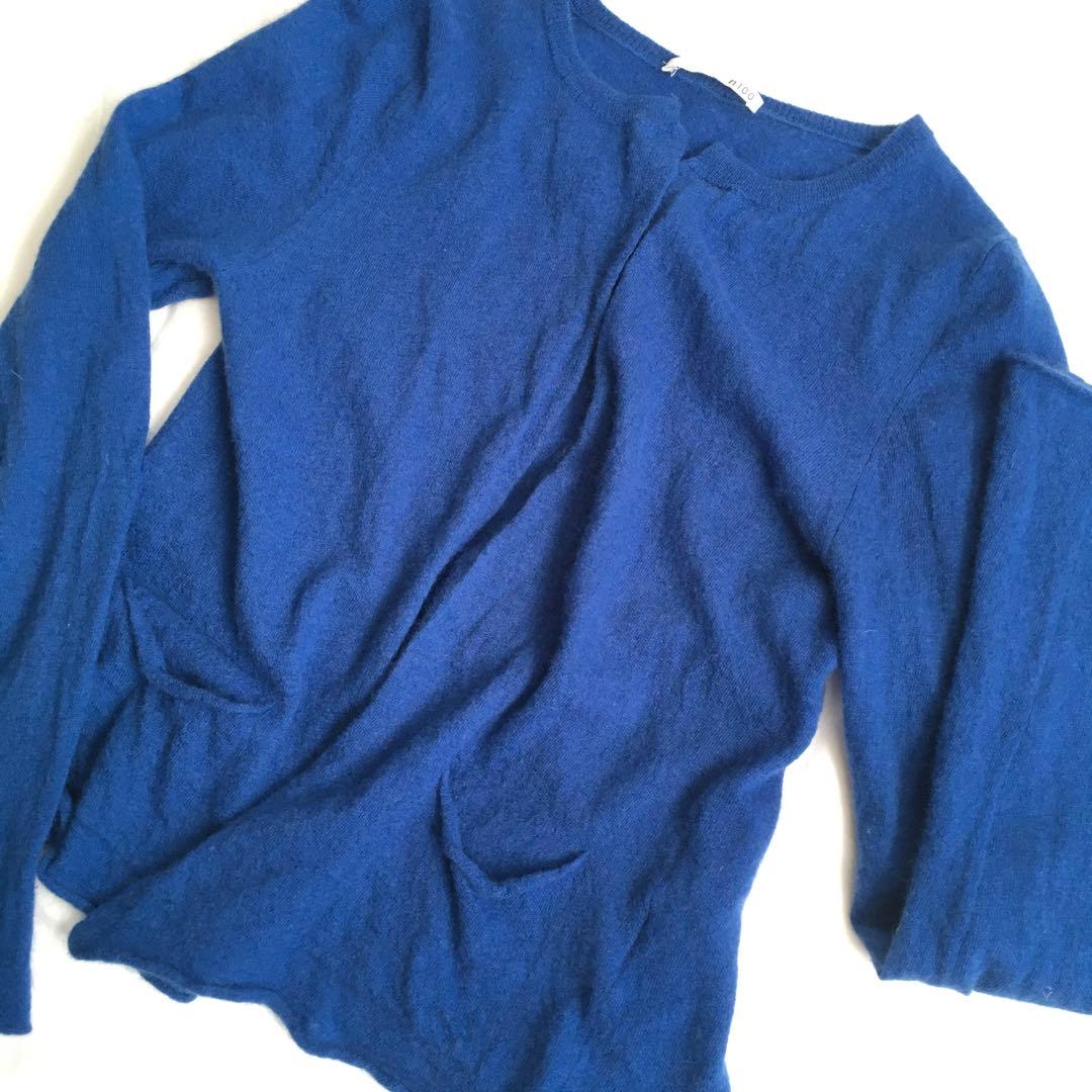 n100 カーディガン　カシミヤ100％