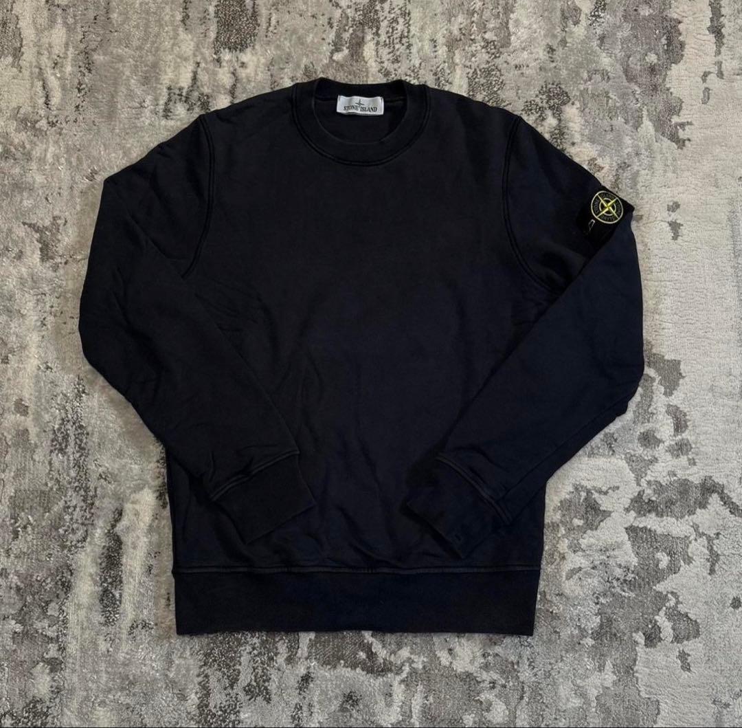 STONE  ネイビー スウェット