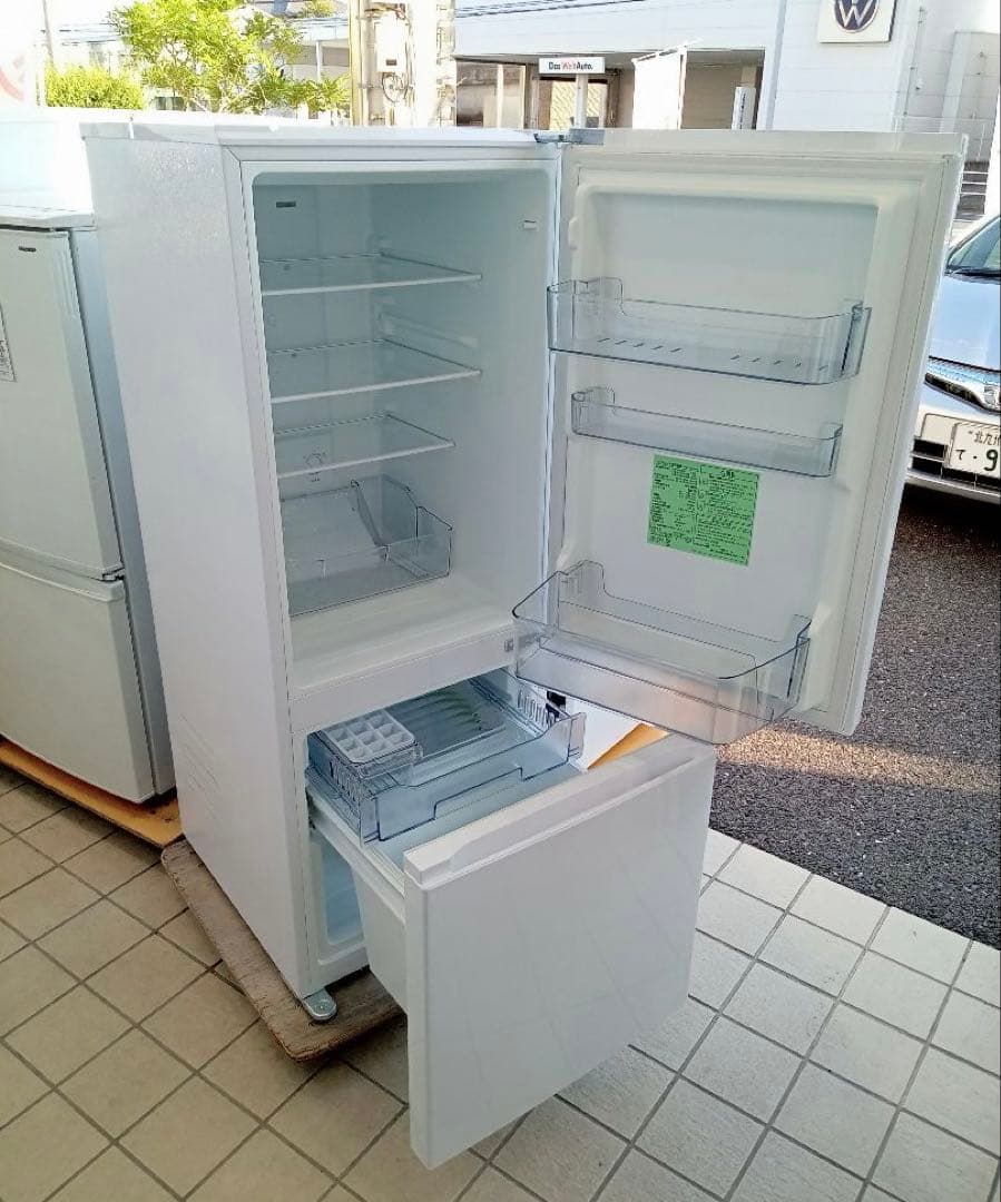 【北九州·福岡市限定】2ドア冷蔵庫　2024年製　159L【安心の3ヶ月保証】